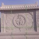 株洲 芝麻白花岗岩屏风，照壁，影壁