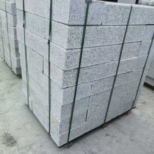 株洲 芙蓉白火烧两面路沿石