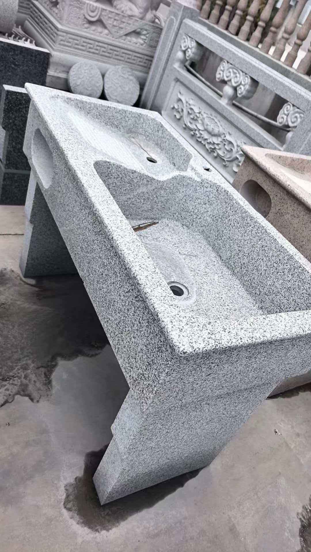 株洲 花岗岩石材洗手池，洗衣池