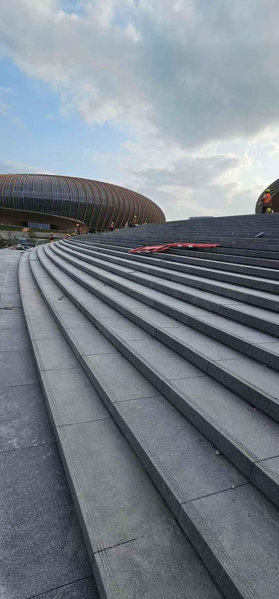 株洲 弧形整石台阶铺装效果图