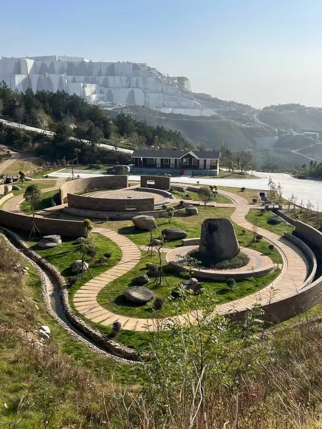 株洲仿古石铺装整体效果