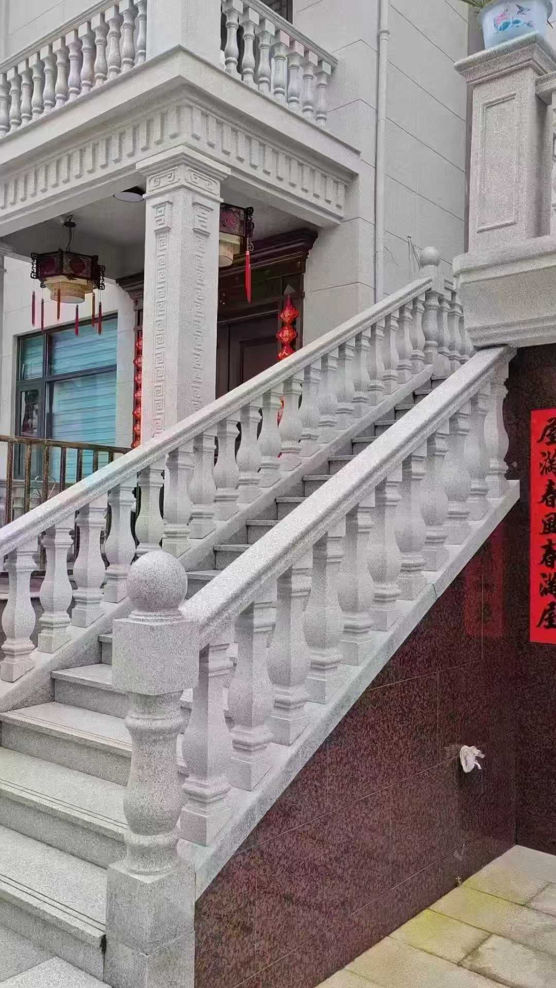 株洲 天然石材 阳台庭院护栏、栏杆