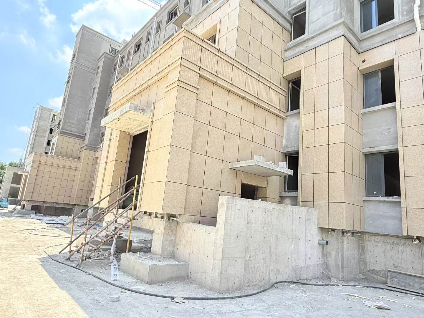 株洲 黄金麻干挂，工地实拍