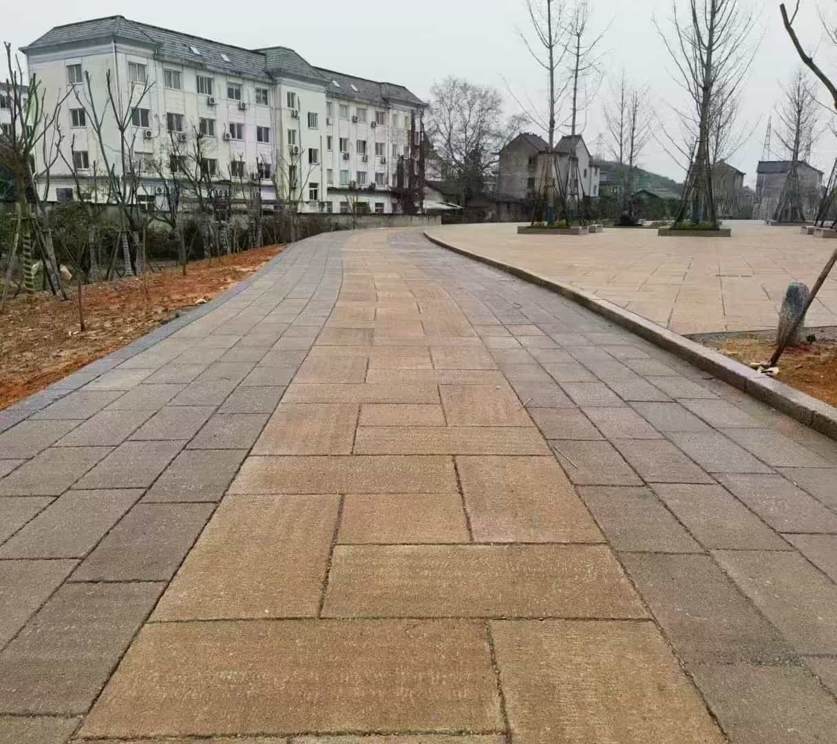 株洲仿古石铺装效果