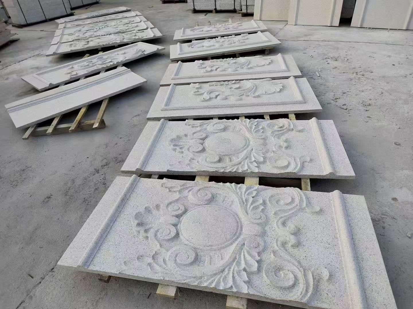 株洲 芝麻白干挂雕花板