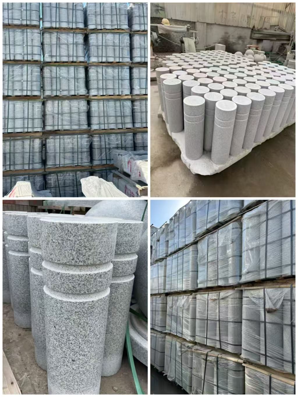 株洲 芝麻白花岗岩挡车柱、隔离柱多少钱